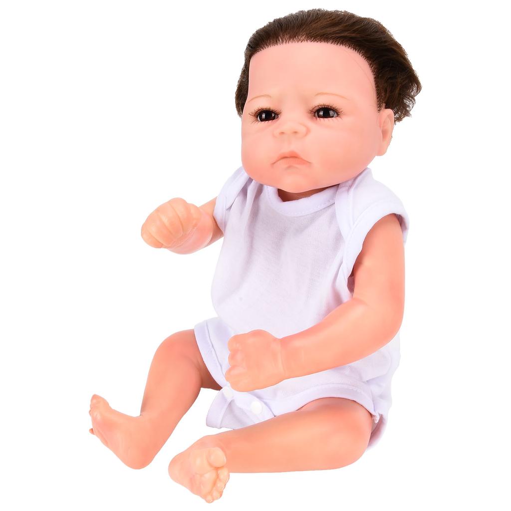 18 Inches Realistic Newborn Baby Boys Dolls Lifelike Full Vinly Body Washable Baby Doll with