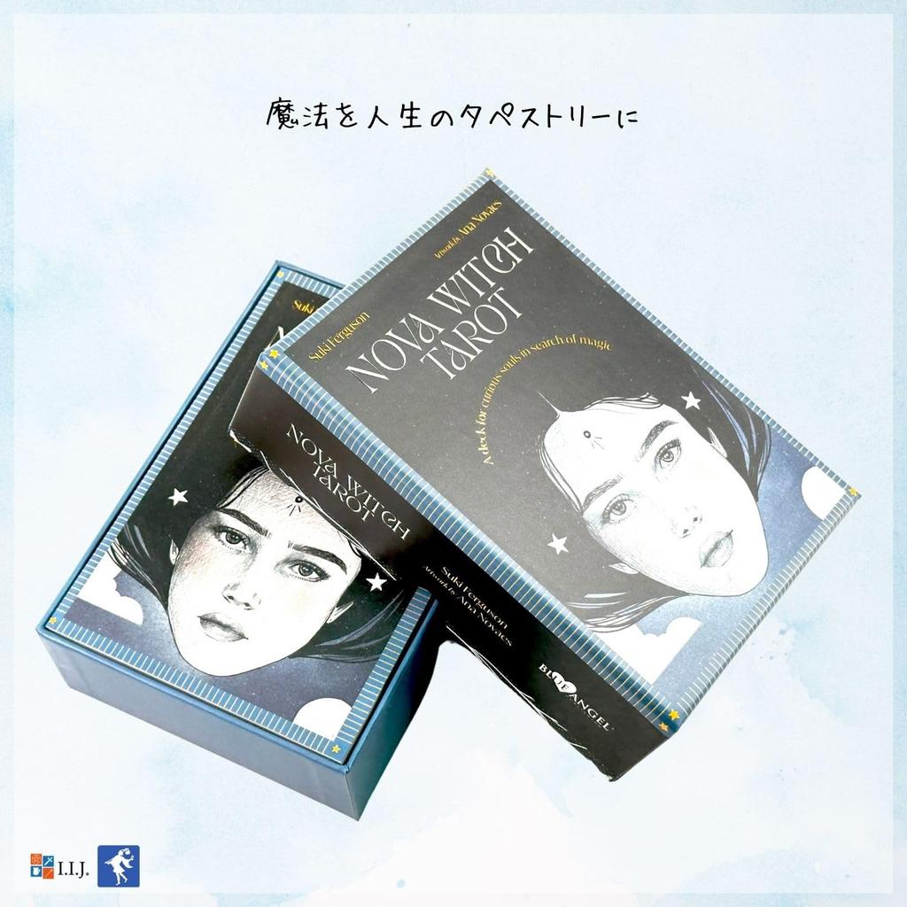 Карты Таро 78 предметов Таро Гадание Ведьма Японское Объяснение Руководство Включено IIJ [Nova Tarot] [Подлинный Продукт]