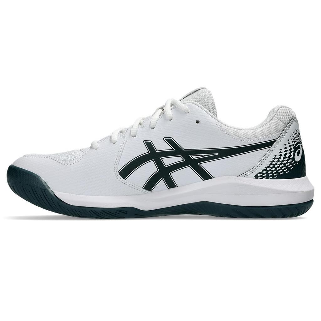 Теннисные туфли 8 1041A408 104 см 2E [ASICS] GEL-DEDICATE мужские (Белый/Саксонский зеленый) 28,0