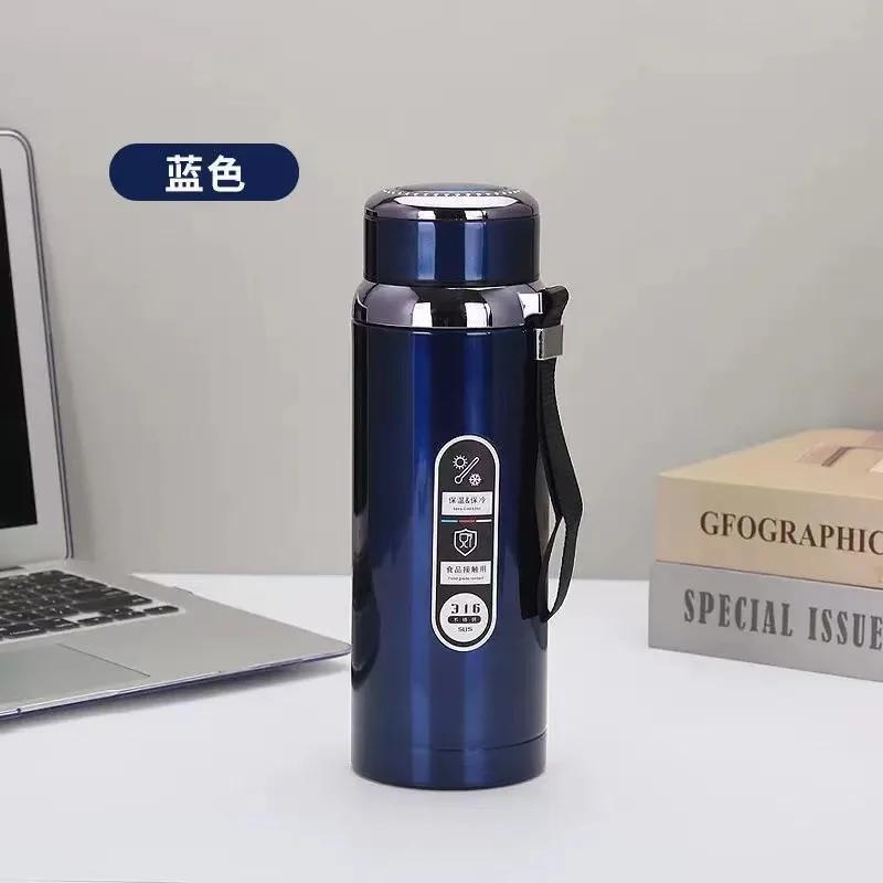 Портативная двухслойная термокружка из нержавеющей стали 316, термокружка для воды, сохраняющая холодную грелку, термокружка для занятий спортом на открытом воздухе