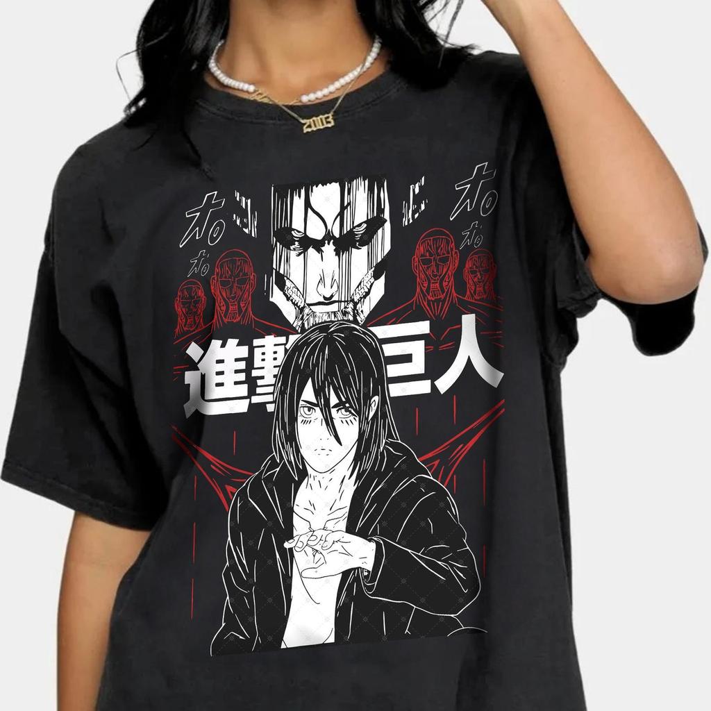 Eren Yeager Unisex Shirt, Eren Yeager AOT Anime T shirt, Attack On Titan Fashion Tees, Attack Titan Unisex Shirt, Eren Yeager Aot New Shirt