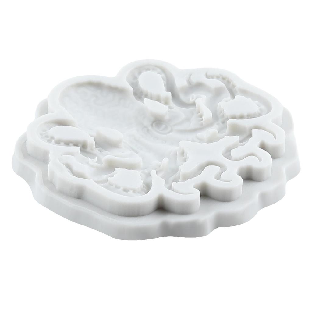 Силиконовые формы Осьминог Форма для мастики Осьминог Инструменты для украшения торта Топпер для кекса Конфета Шоколад Форма для гампасты