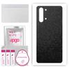 apgo Protective Skin Sticker for the Back Compatible with Oppo Reno 3 A, Wrap Film, Foil, Vinyl - Pattern Black Honeycomb