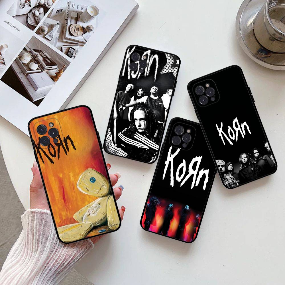 Rock Band K-Korn Phone Case For iPhone 16 15 14 13 12 Mini 11 Pro XS Max X XR SE 6 7 8 Plus Soft Silicone Cover