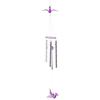 Plastic Cranes Wind Chimes Beautiful Home Decoration Ornament with Metal Tube