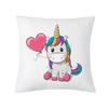 Cute Cartoon Unicorn Pillowcase Car Ornaments Office Living Room Sofa Home Pillowcase
