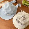 Plaid Headscarf Baseball Hat Lace Strappy Bandana Cap Casual Sunscreen Headscarf Hat  Summer