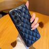 Чехол для Samsung Galaxy S25 Ромбовидная прострочка ПУ кожа+ТПУ Противоударный чехол для телефона