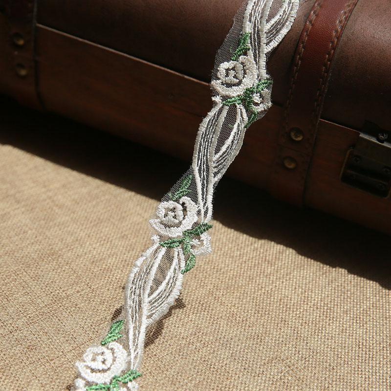 1Y Кружевная лента ручной работы, кружевные отделки для швейных принадлежностей, свадебное украшение, товары для рукоделия