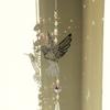 1PC Hummingbird Animal Shape Metal Sun Catcher Pendant Simple Homestay Bedroom Wall Decoration