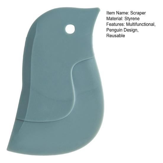 Скребок в форме пингвина Гибкая лопатка для выпечки Тесто Масло Мягкое чистящее средство для кухни Чистящие инструменты Аксессуары для кастрюль Миски