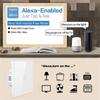 2022 Touch Screen Wireless Remote Control Switch Remote Double Wall Light Switch with with Smart Life Mobile APP