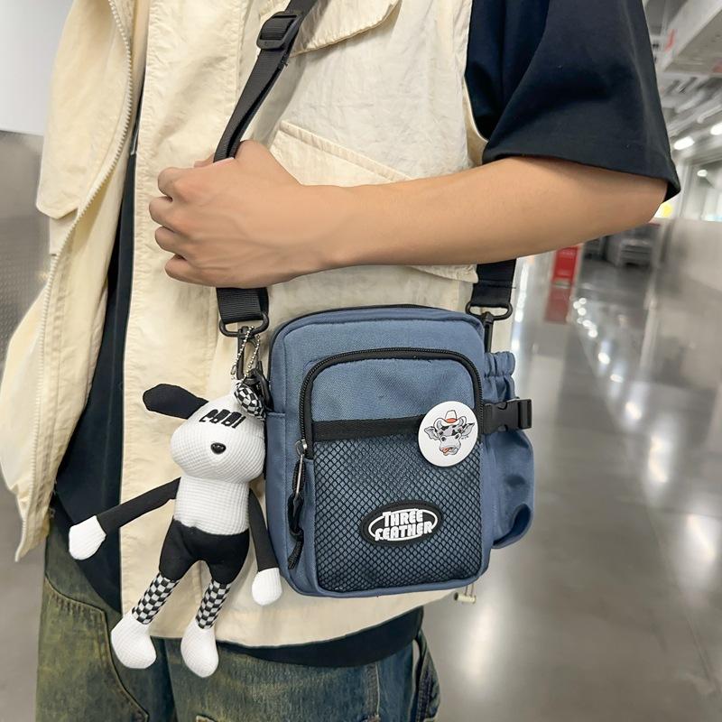 Мужская сумка на плечо, мини-сумка, сумка для мобильного телефона, маленькая квадратная сумка, многослойная сумка