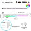 AX8 ARGB 5V Синхронизируемый Держатель Видеокарты - Горизонтальный Крепежный Кронштейн