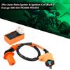 2Pcs Auto Parts Igniter & Ignition Coil Orange 400 450 TRX400 TRX450