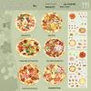 Рисовая серия Ю Сянь: Разноцветные наклейки для DIY-ландшафта домашних животных в корейском стиле (2 листа, 6 стилей)