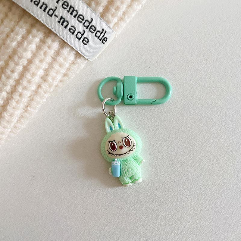 Милый мультяшный кавайный брелок Лабубу подвеска забавный автомобильный брелок изысканный креативный рюкзак украшения аксессуары подарки