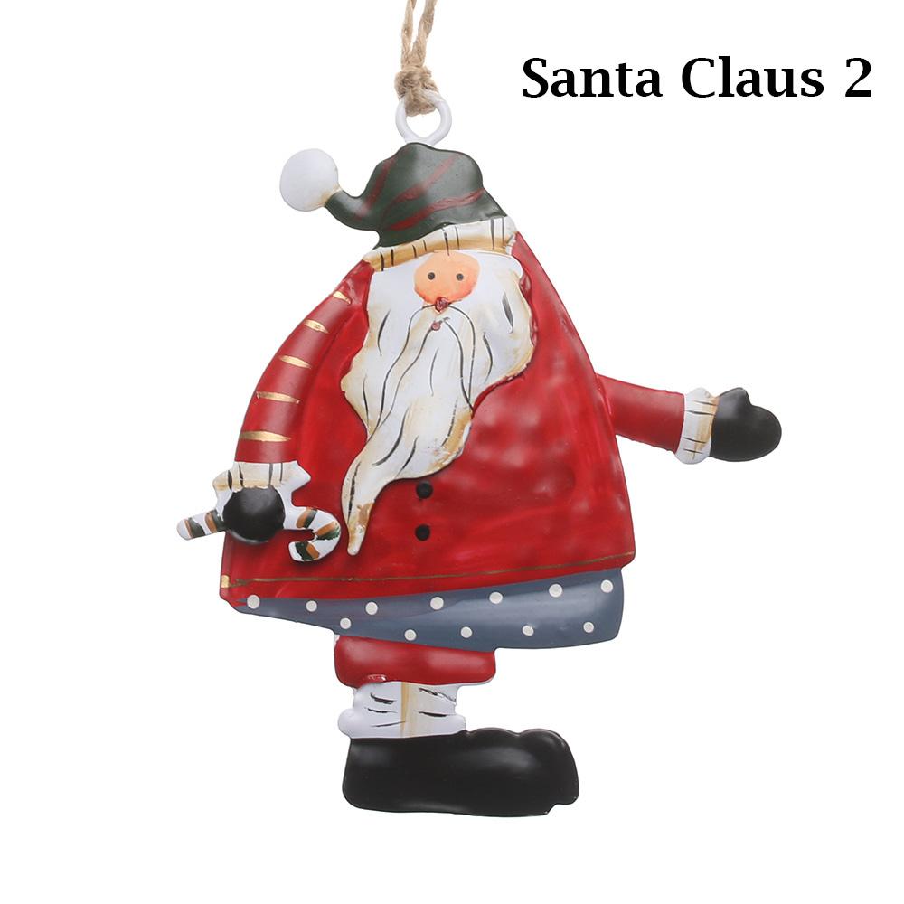 Drop Ornaments Festival Supply Christmas Decorations Santa Claus Cartoon Angel Hanging Pendants