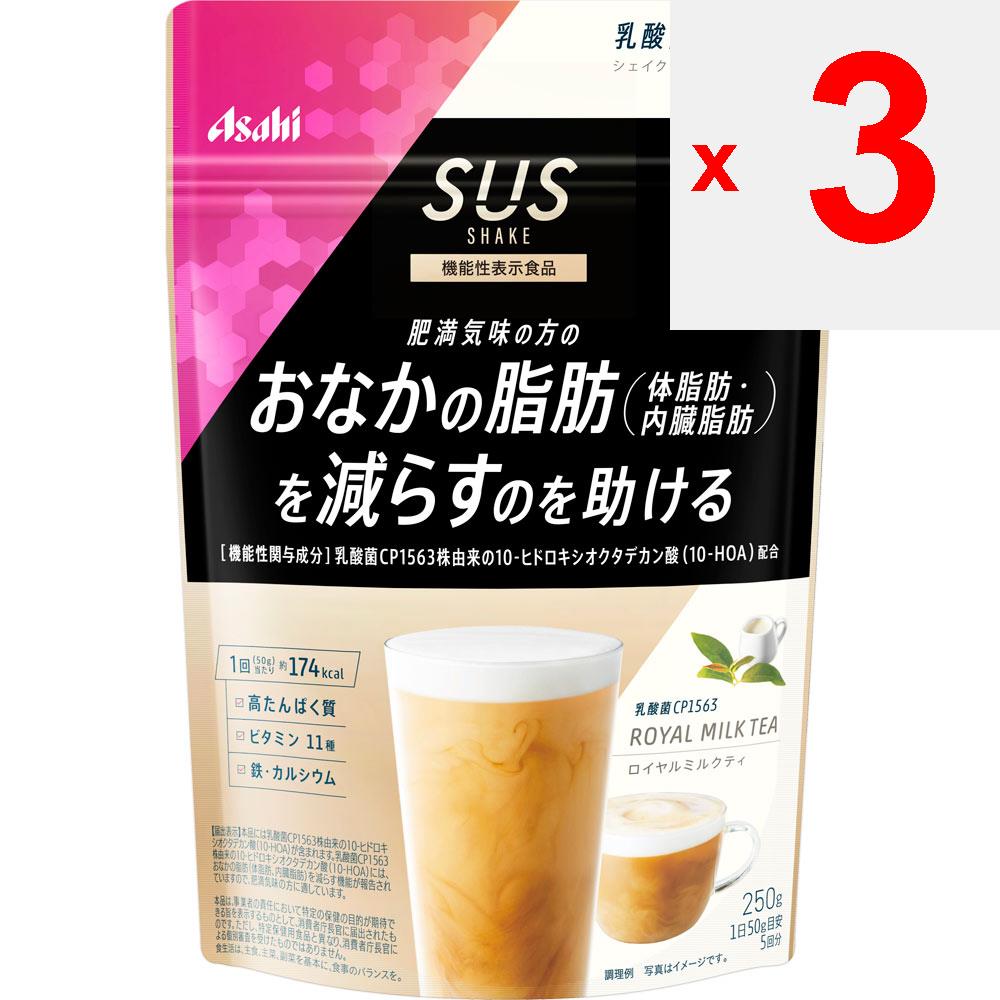 Asahi SUS Lactobacillus CP1563 Shake Royal Milk Tea 250 г Диета Функциональные продукты Диета