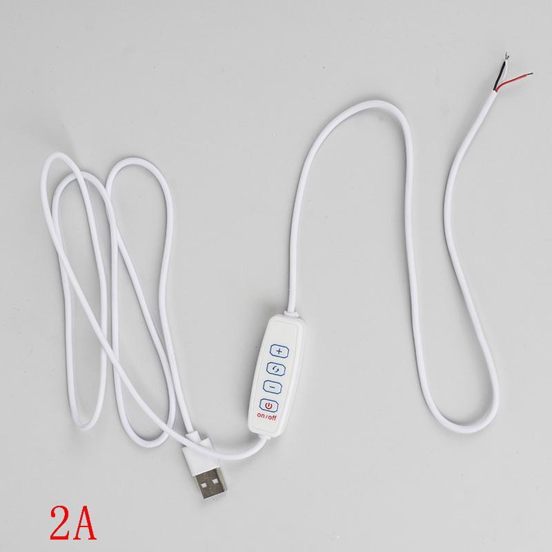 Трехцветный USB 5V LED Переключатель-Диммер Кабель 4 Клавиши Регулируемый Контроллер Освещения для Лампы в Гостиной