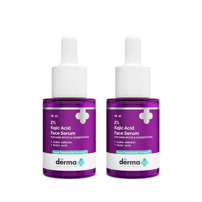 Сыворотка для лица The Derma Co с 2% койевой кислоты, 1% альфа-арбутина и ниацинамидом против пигментных пятен 30 мл x 2