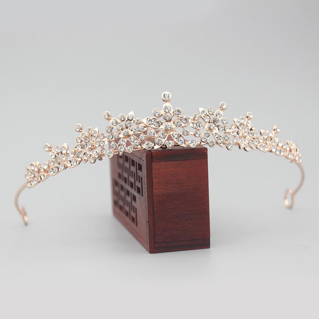 Принцесса Тиара Свадебная Повязка на Голову Свадебные Тиары и Короны Головной Убор Корона Свадебная Простая N1O2