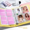 Sunwood Искрящийся PU Папка-регистратор A4/A5 Kpop Коллекционный альбом для фотокарточек Большой держатель для карт Макарон PU Кожаный Альбом для фото айдолов