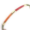 [J9164] - 'Altaï' Designer Bracelet Green Pink Orange Gold