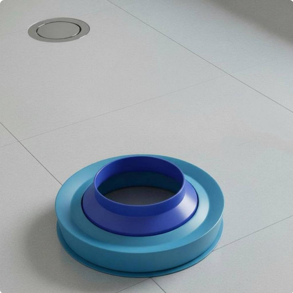 Eccentric Toilet Flange Adapter Watertight Offset Toilet Flange Plumbing Fitting Universal Fit Strong Adhesion for Home Repair