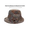 Tweed Women's Woolen Knitted Hat Windproof Bucket Hat Elegant Bowler Hat  Outdoor Wear