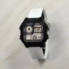 Casio Унисекс ПОДРОСТКОВЫЕ 44мм Черные Часы AE-1200WH-1A(Watch3--)