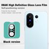 Для Vivo X200 FE 5G Стекло IMAK Стекло высокой четкости Пленочная линза Черная версия