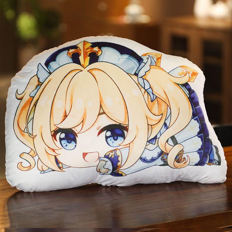 Genshin Impact Game Paimon Cosplay Plush Doll Pillow Stuffed Bed Cosplay Cushion