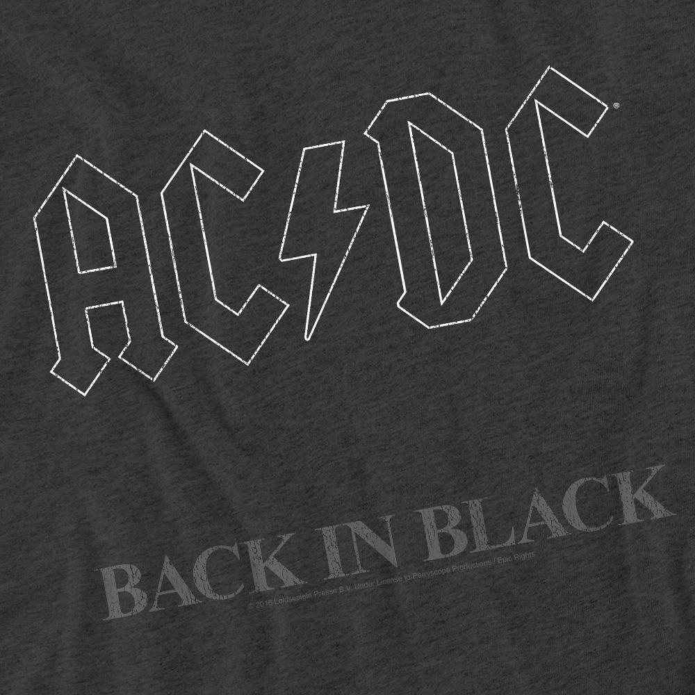 AC/DC Unisex Adult Back In Black T-Shirt
