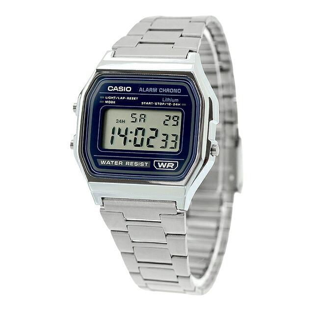 Casio Классические цифровые кварцевые часы унисекс для мужчин и женщин, на батарейках A158WEA-2
