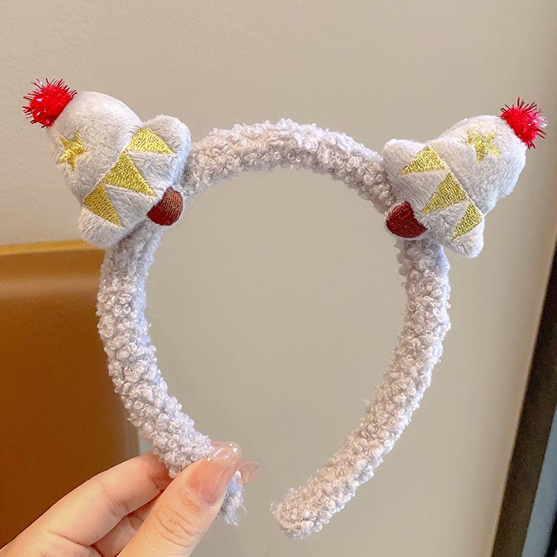 Children's Christmas Antler Headband Hair Clip - Festive Holiday Accessory