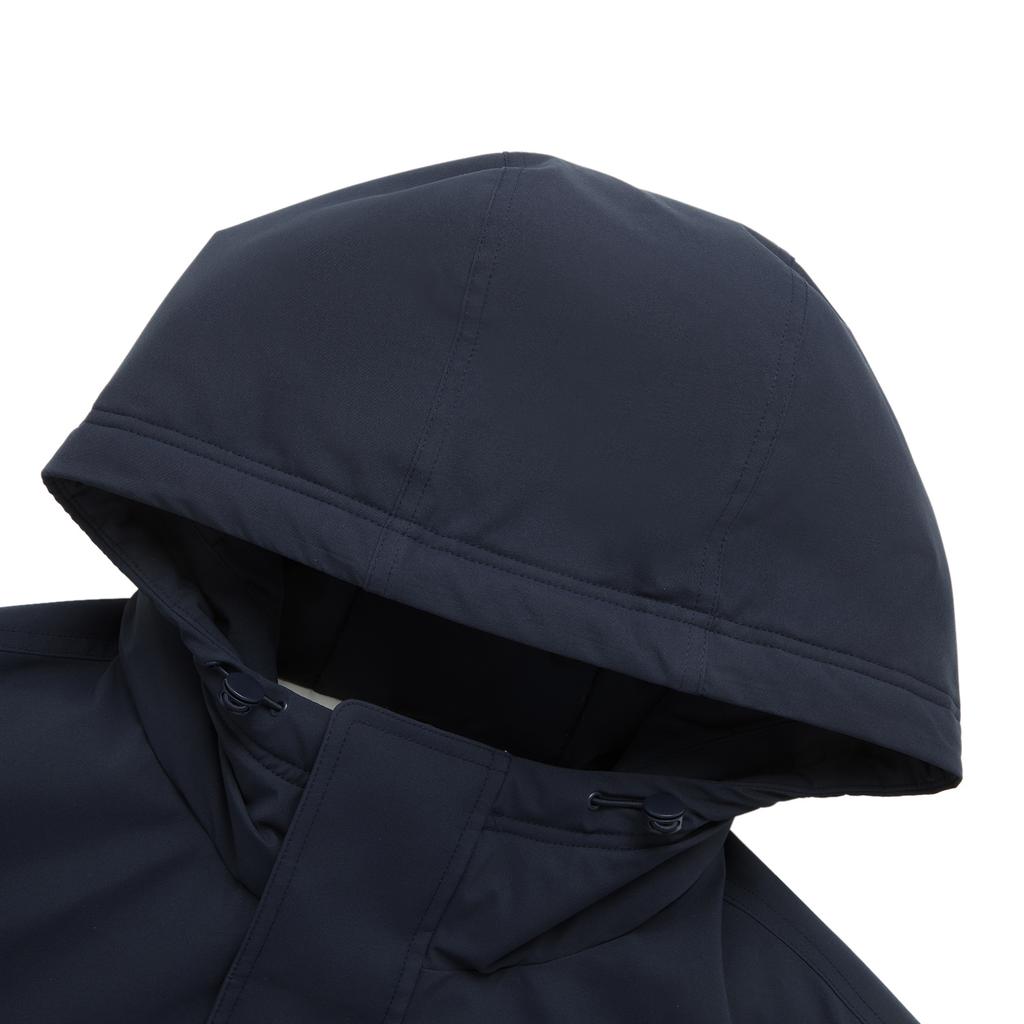 Li Ning Удобная повседневная сшитая универсальная короткая куртка-пуховик для мужчин Верхняя одежда Off-White AYMU363-1