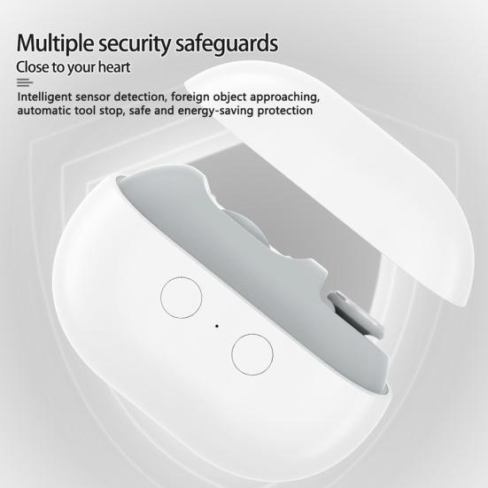 Автоматическая электрическая машинка для стрижки ногтей 2-в-1 триммер для ногтей для младенцев со светодиодной подсветкой дети взрослые пожилые люди