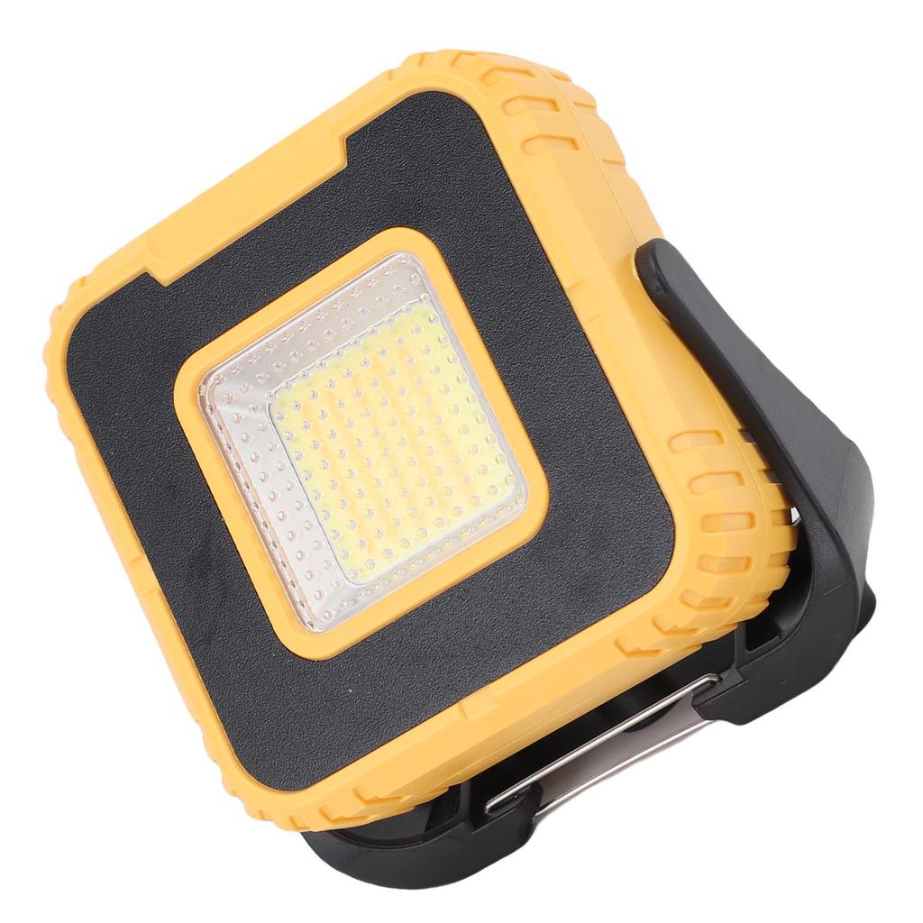 COB Work Light 3000mAh Rechargeable Magnetic Work Light for Car Repair Camping Hiking Emergency Job Site Lighting Yellow