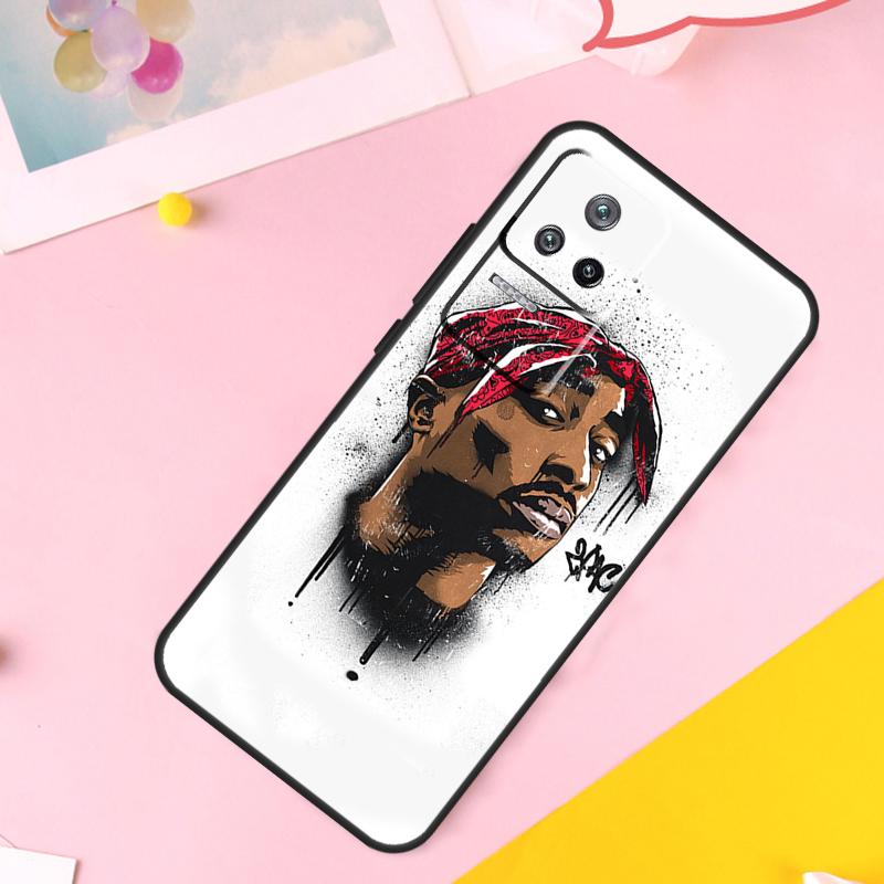 Рэпер 2pac Певец Тупак Чехол Для POCO M6 X6 Pro X3 X4 X5 M5s F3 F5 Xiaomi 14 Ultra 12 13 Lite 11T 12T 13T Pro Funda