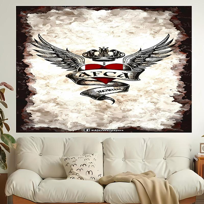 1pc AFC Ajax Tapestry, Living Room, Bedroom, Office, Party Decor, Ideal Festive Gift