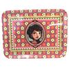 [M3374] - Small Tray 'Lili Petrol' Red (Emily) - 24x18 Cm
