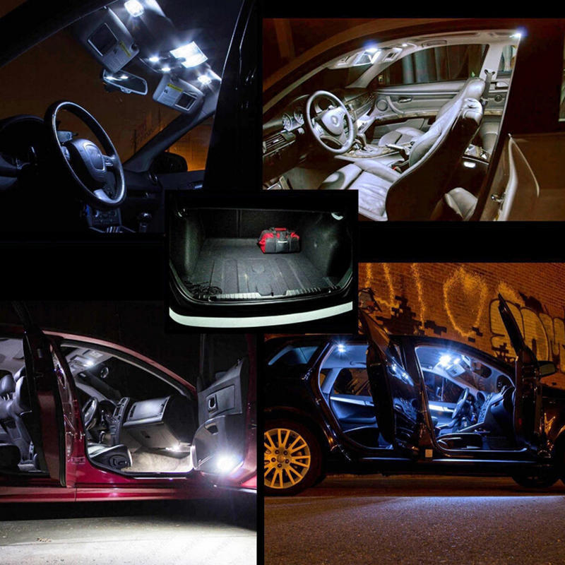 2 Pcs 31Mm 3528 16 Led Smd White Festoon Dome Car Bulbs