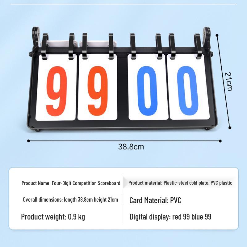 Перекидное табло для матчей по бильярду, настольному теннису, бадминтону, волейболу и баскетболу