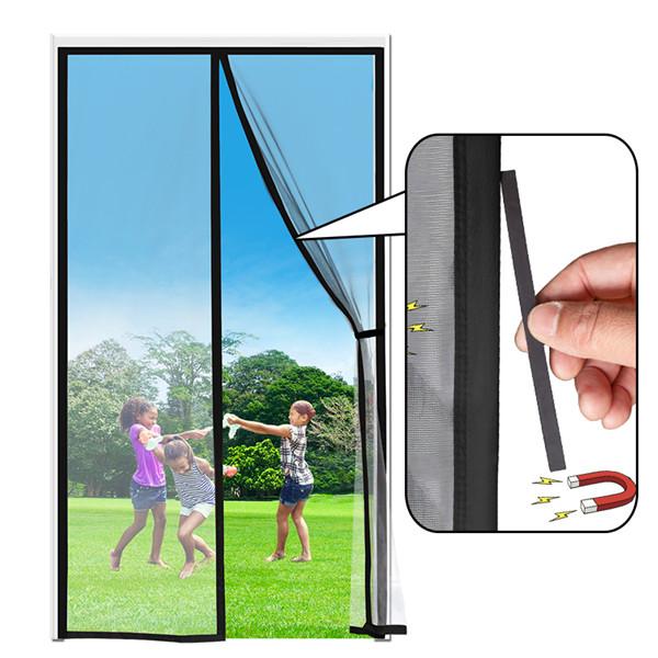 2026 Big Size Mosquito Net Door Curtain Magnets Door Mesh Net Insect Sandfly Netting with Magnets On The Door Mesh Screen Magnets
