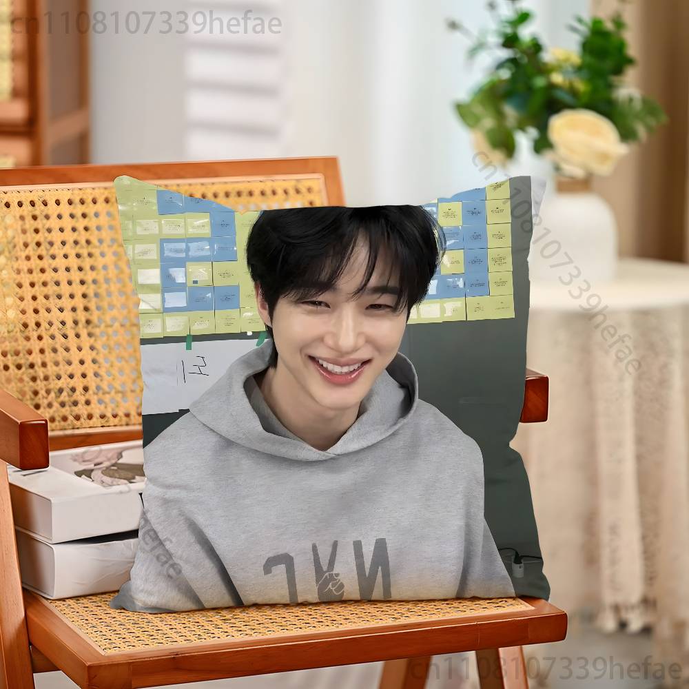 BByeon WWoo Seok Pillow Cases for Bedroom Living Room Sofa Home Decor Polyester Cushion Cover with Zipper