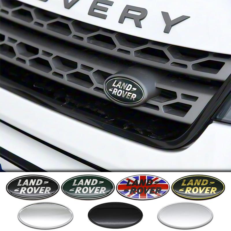 7.1x3.8cm Car Original Front Grille Badge Replace Emblem Lid Logo For Land Rover Guardian Defender Evoque Range Rover Discovery FG2