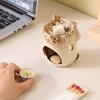 Ceramic Owl Aromatherapy Stove Relaxing Essence Stove Non-Toxic Incense Candle Stove  Yoga Studio