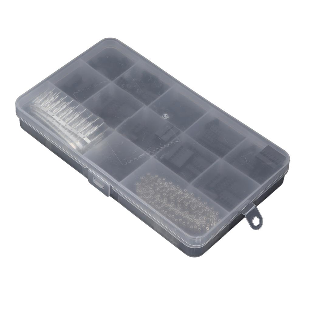 620pcs Wire Jumper Pins Header Male Female Crimp Pins Connector Housing Kit for 18 26AWG Cable