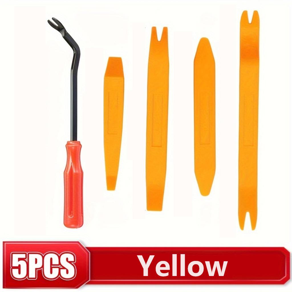 Инструмент для снятия обшивки автомобиля, набор инструментов для снятия внутренней обшивки, 5 шт., инструмент для разборки центральной зоны управления приборной панели